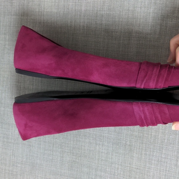 Gucci Hysteria Flats, Sz. 7.5, Dark Magenta - Picture 8 of 9